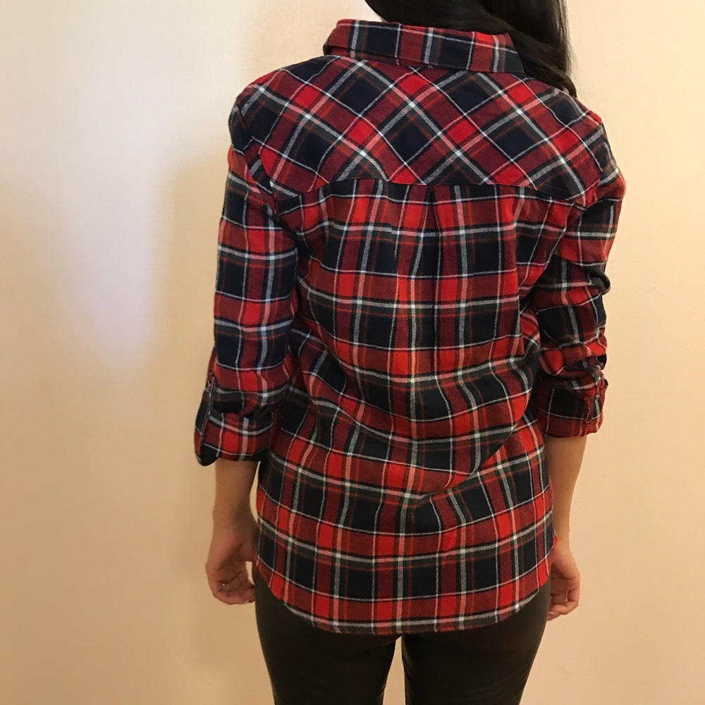 •LAST 1• Jessie Plaid Button Up Flannel Shirt - Picture 5 of 8